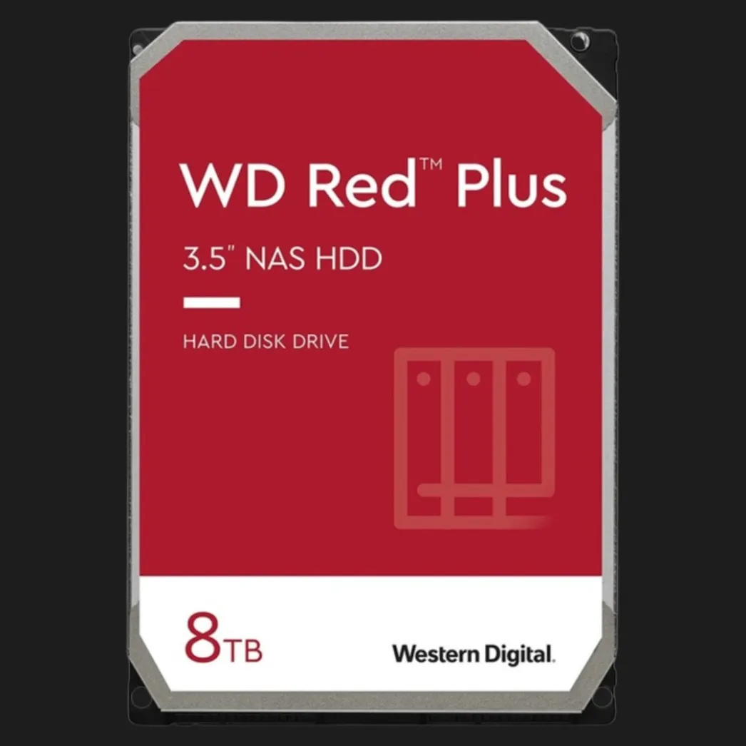 Жесткий диск Western Digital Red Plus 3.5” 256 МБ 5400rpm