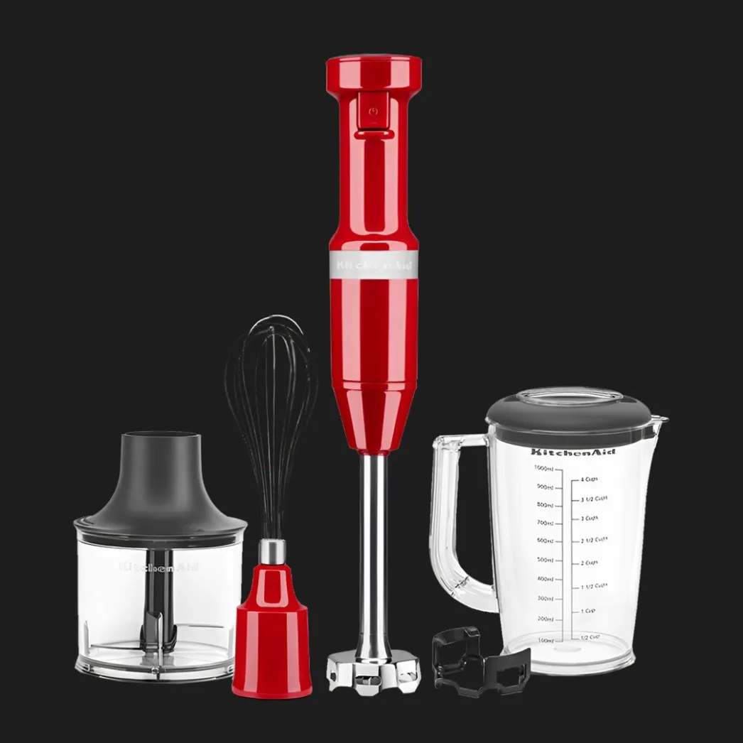 Блендер погружной KitchenAid с аксессуарами, Red