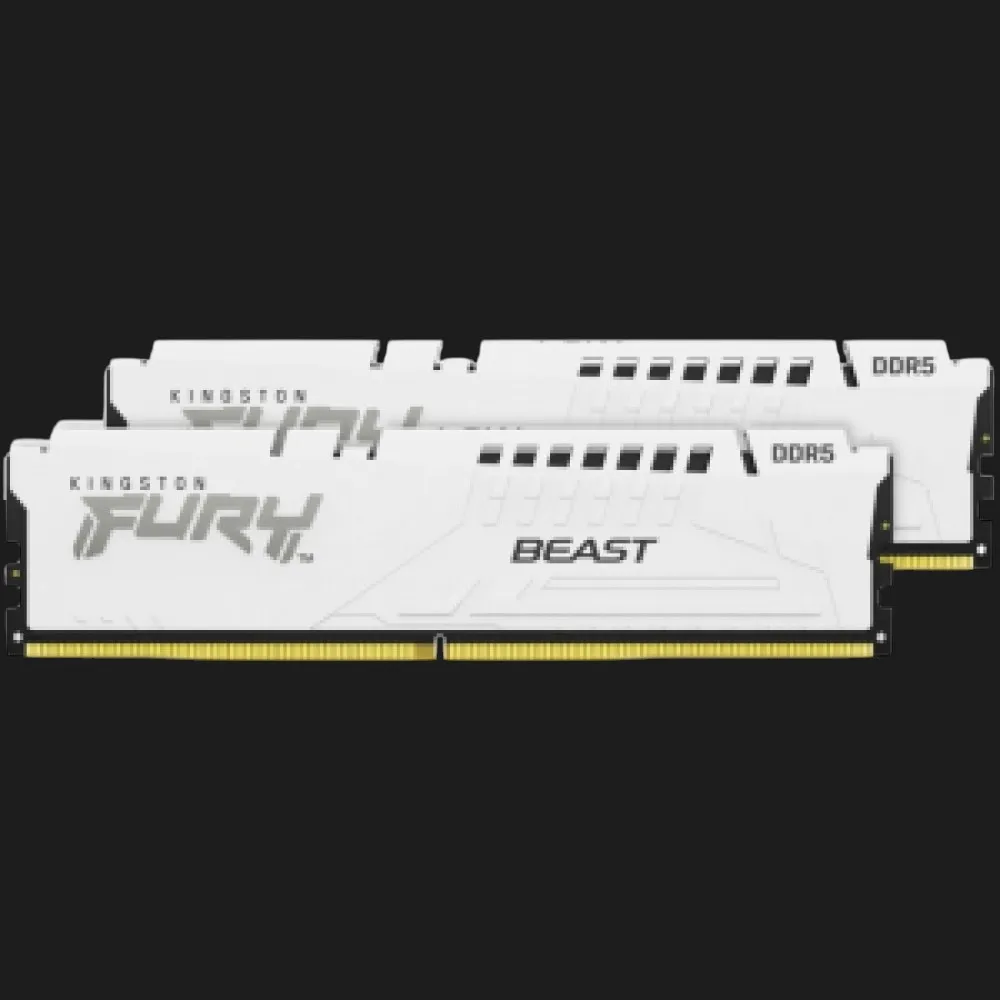Оперативная память Kingston Fury Beast White DDR5 2x32GB 5600MHz