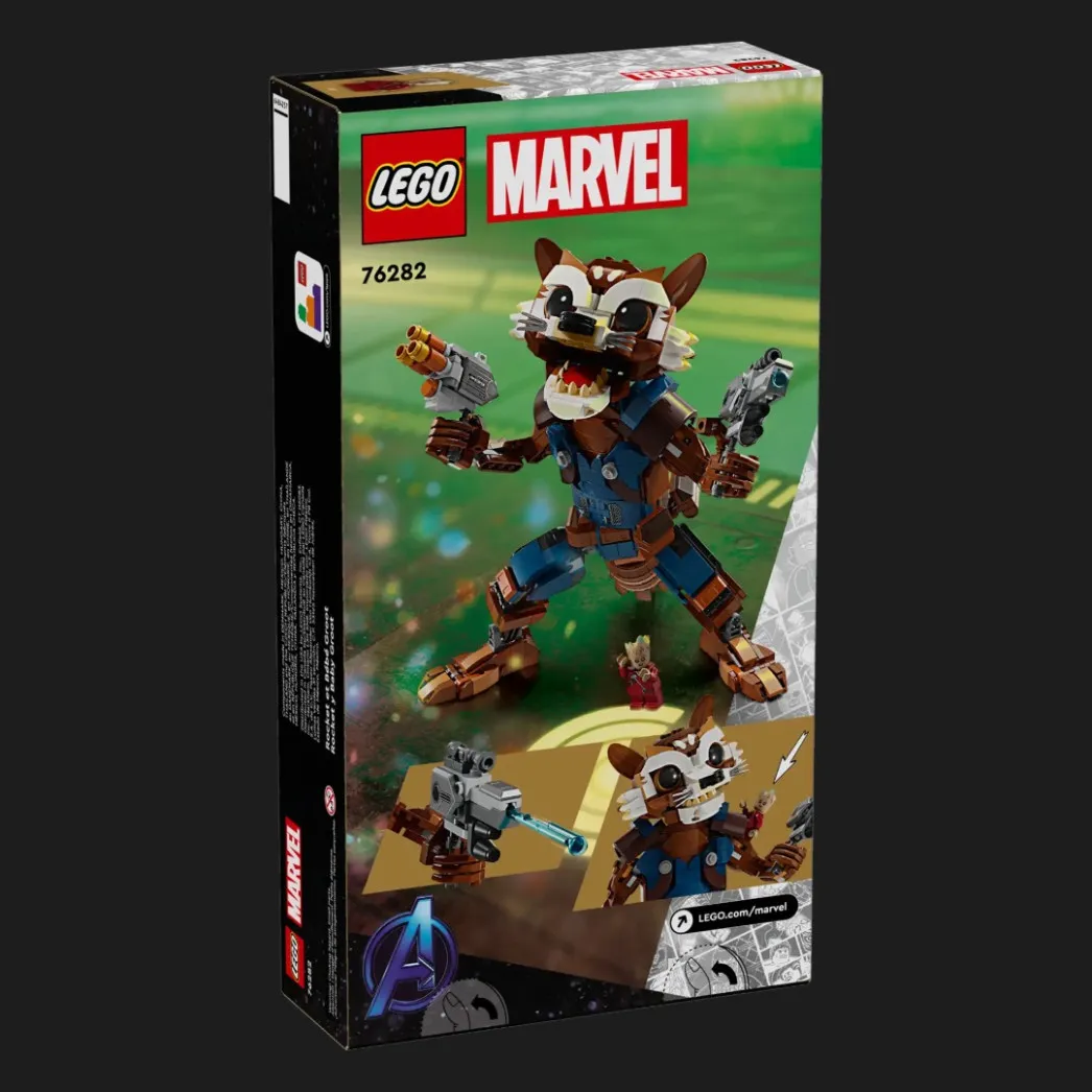 Конструктор LEGO Marvel Ракета и малыш Грут