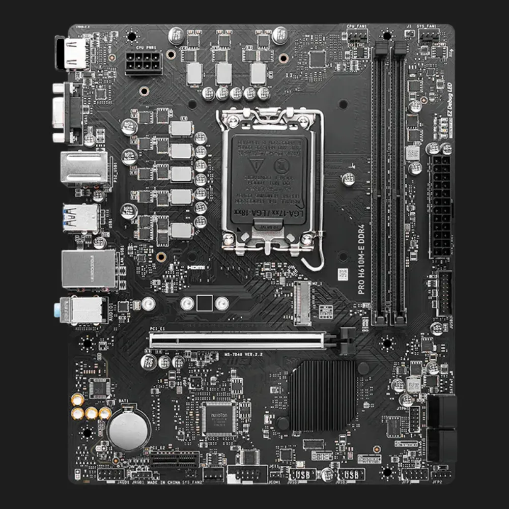Материнская плата MSI PRO H610M-E DDR4 (PRO H610M-E DDR4)