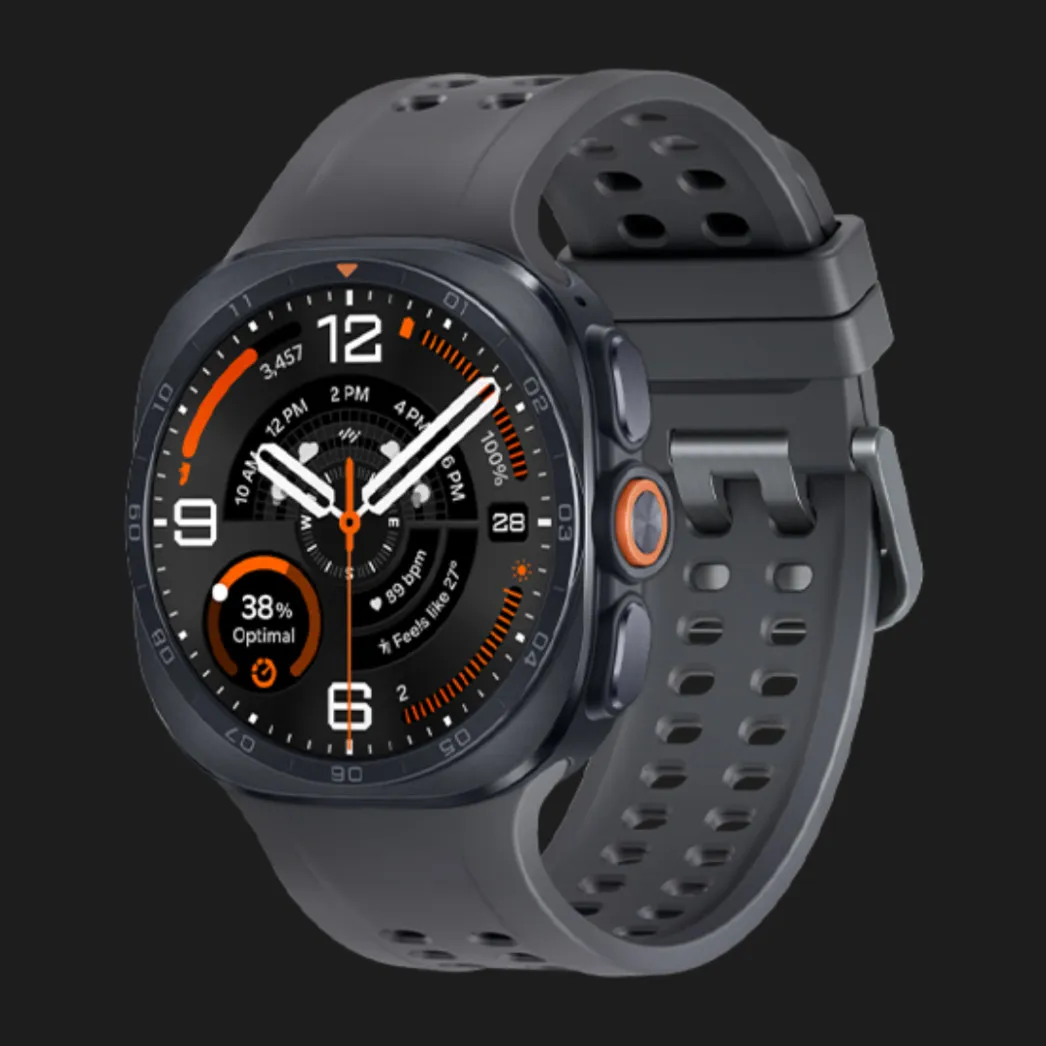 Samsung Galaxy Watch Ultra 2, Titanium Gray LTE with Black Marine Band
