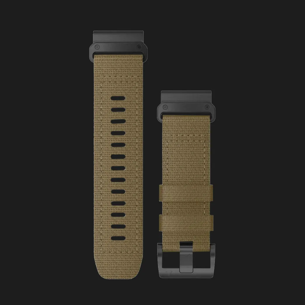 Ремешок Garmin 26mm QuickFit Tactical Coyote Tan Nylon Band