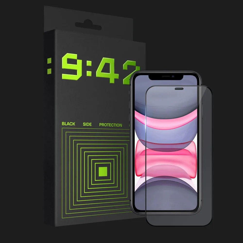 Защитное стекло 9:42 BlackSide для iPhone 11/Xr