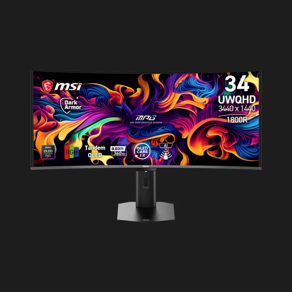 Монитор MSI 34" MPG 341CQR QD-OLED X36 360Hz