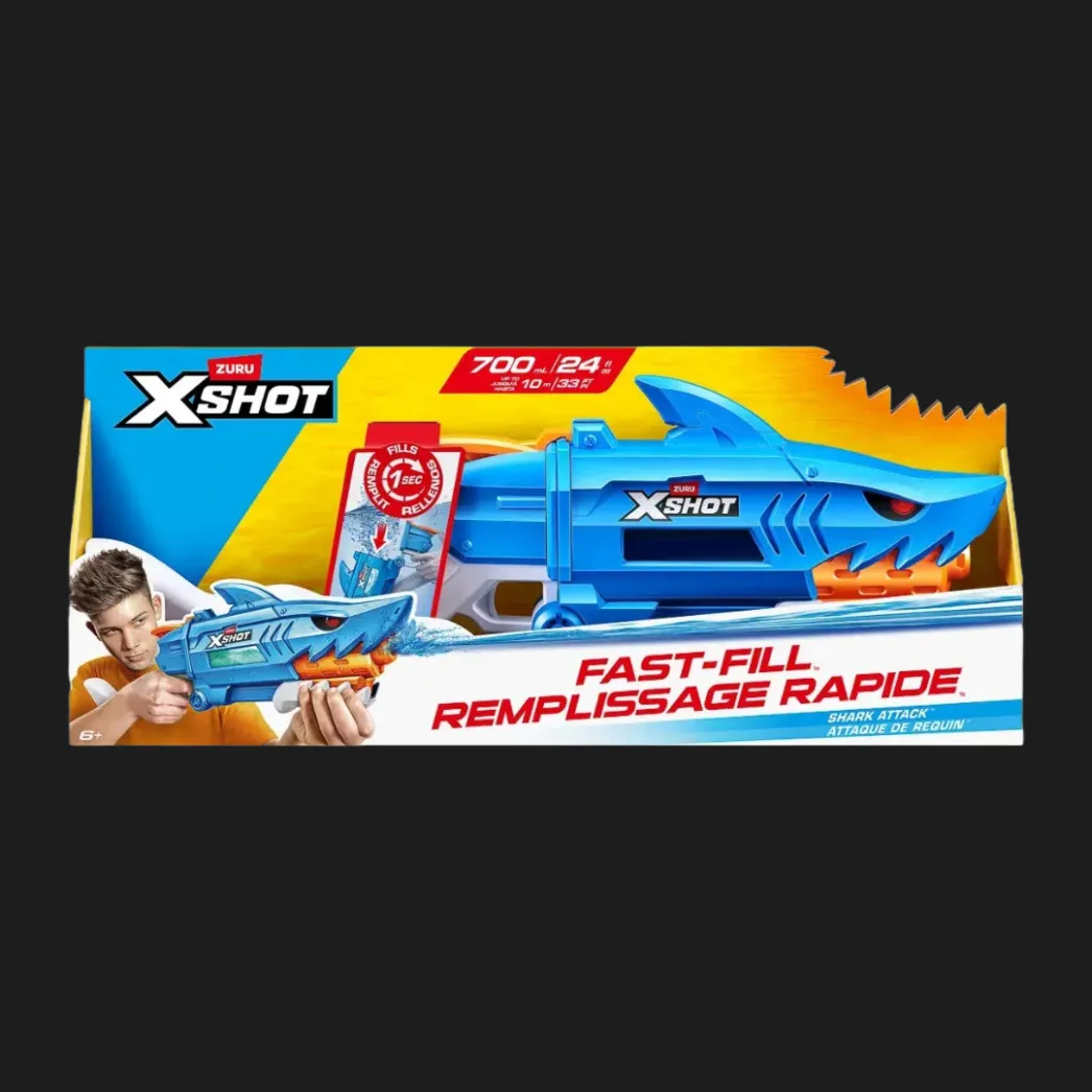Водяной бластер X-Shot Fast Fill Shark