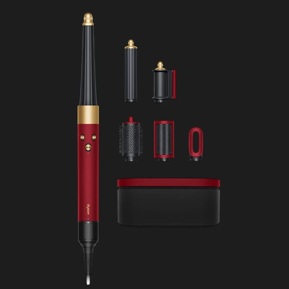 Стайлер для прямых и волнистых волос Dyson Airwrap i.d., Red Velvet/Gold