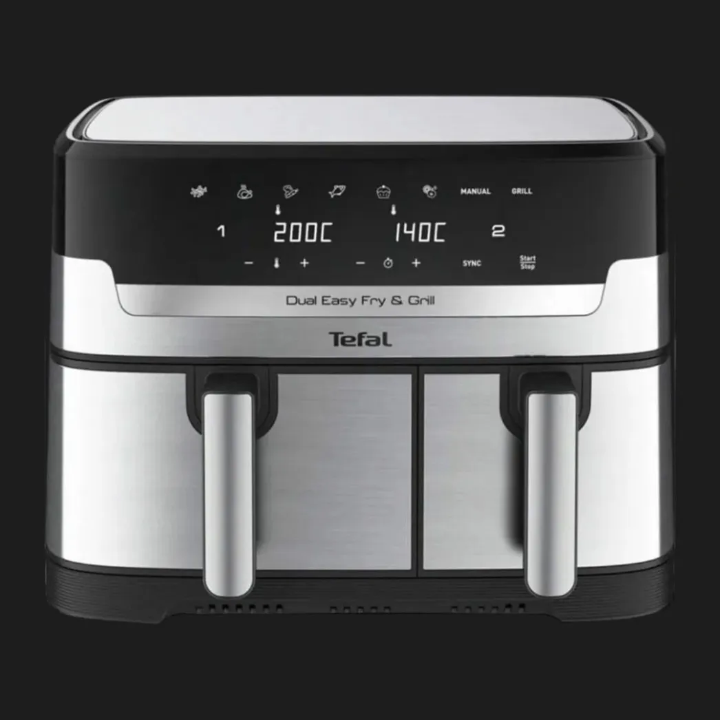 Мультипечь Tefal Dual Easy Fry&Grill Air Fryer EY905D10