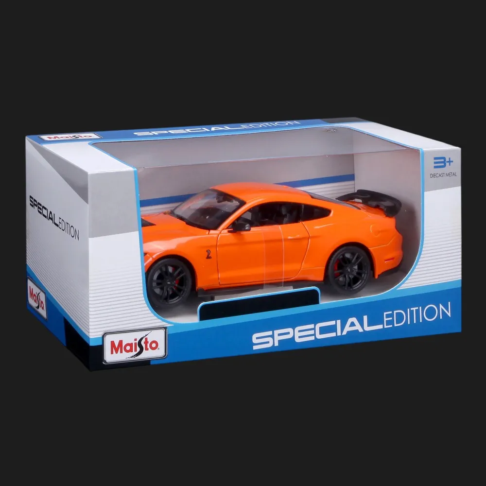 Автомодель Maisto 2020 Ford Mustang Shelby GT500, 1:24 (31532 orange)