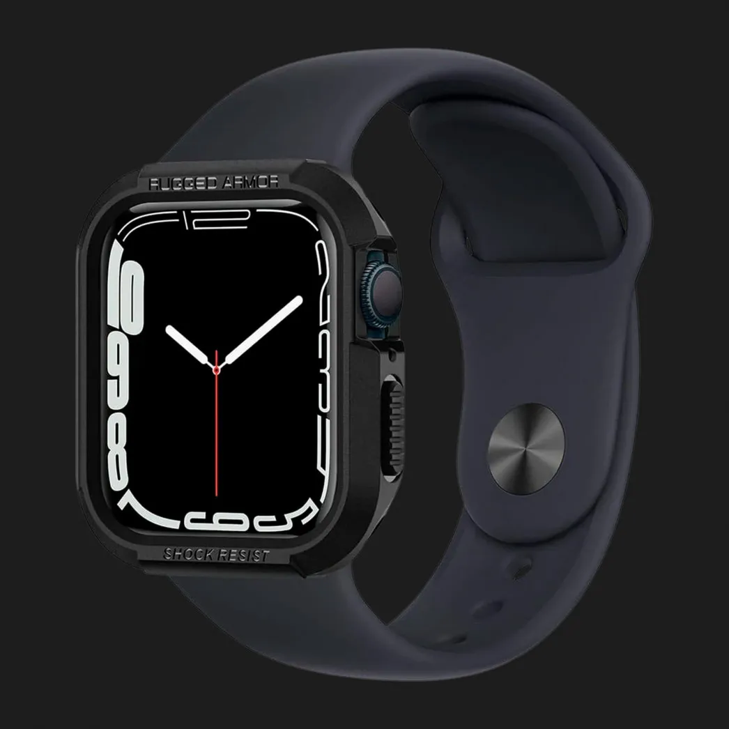 Чехол Spigen Rugged Armor для Apple Watch 44/45mm