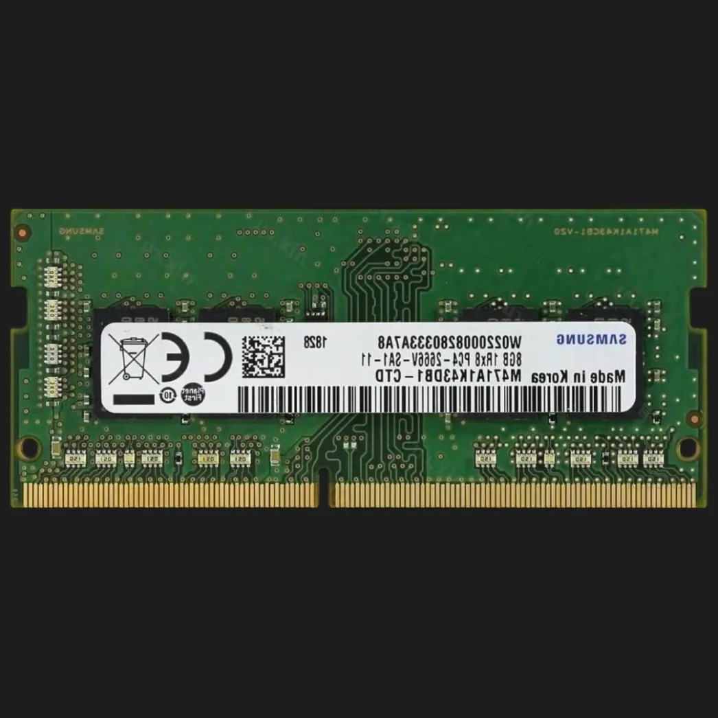 Оперативная память Samsung SO-DIMM DDR4 1x8GB 2666MHz
