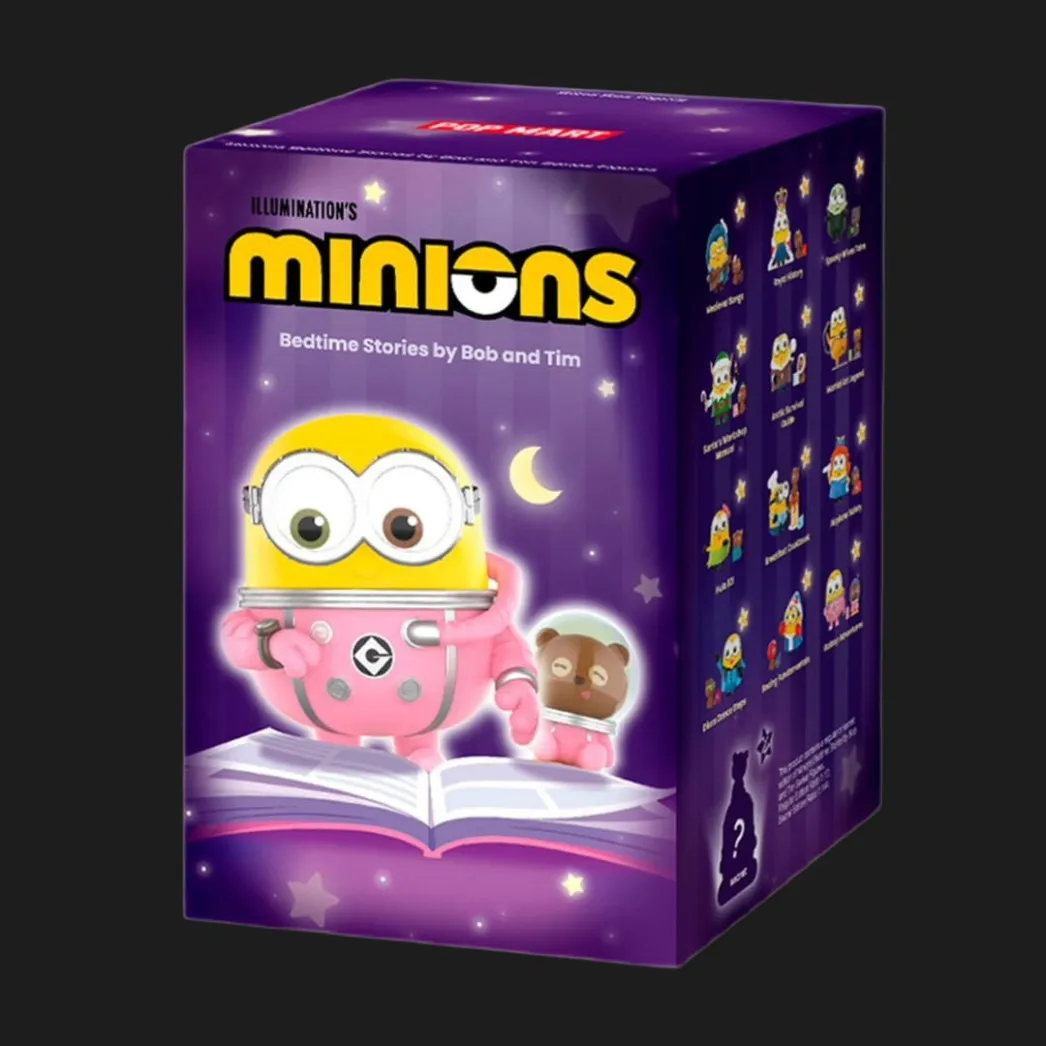 Коллекционная фигурка-сюрприз Pop Mart Minions (Bedtime Stories by Bob and Tim)