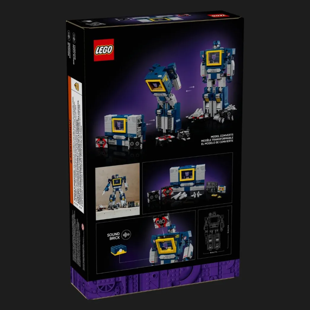 Конструктор LEGO Icons Transformers: Саундвейв