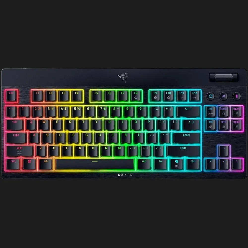 Клавиатура механическая RAZER BlackWidow V4 Low-Profile, TKL, Green Switch