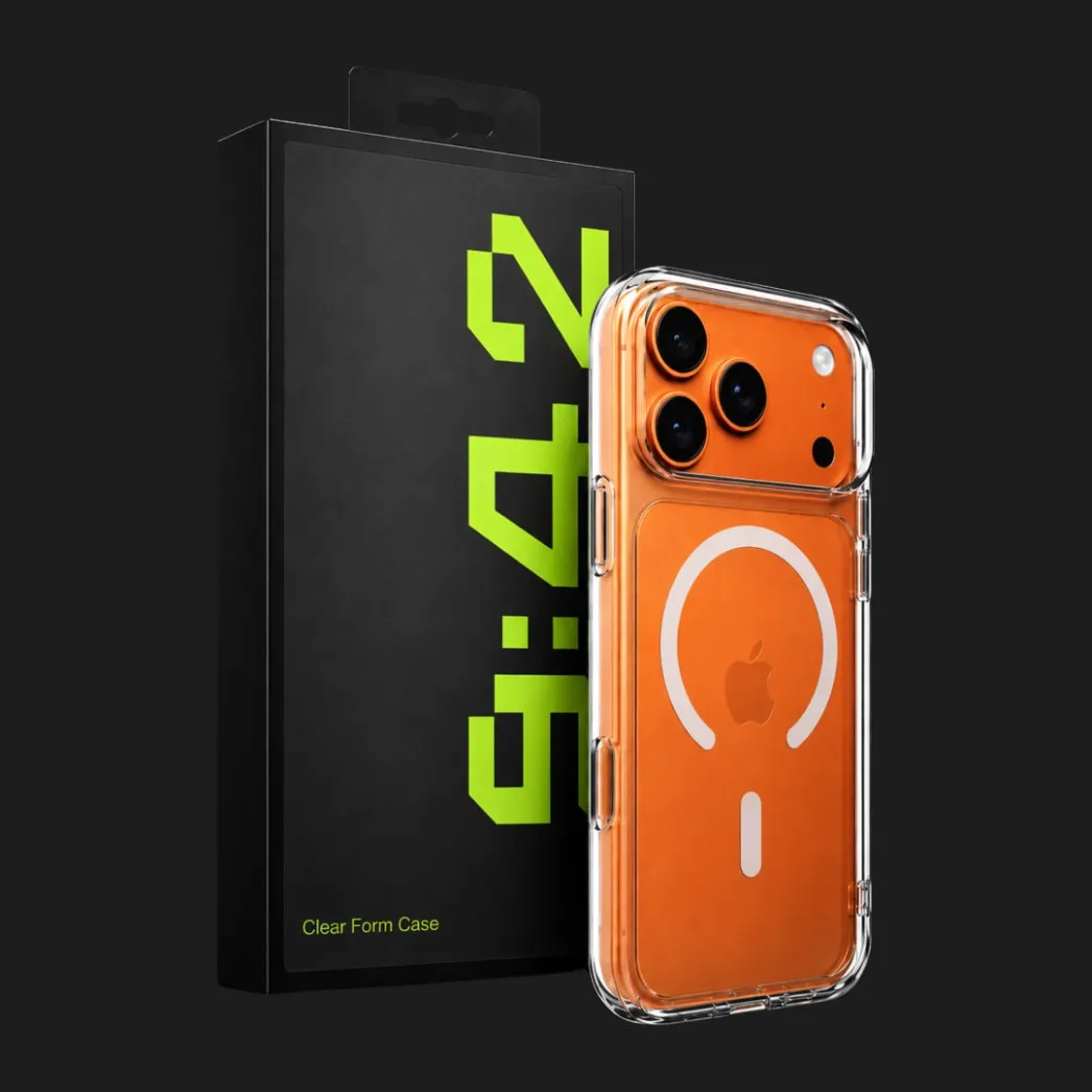 Чехол 9:42 для iPhone 17 Pro / 18 Pro (Clear Form)