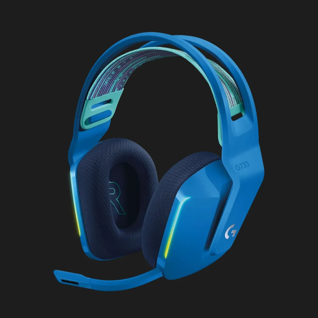Игровые наушники Logitech G733 Lightspeed Wireless RGB Gaming Headset Blue