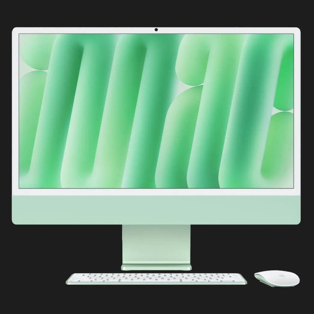 Apple iMac 24 with Retina 4.5K, Apple M4,, 8 CPU / 8 GPU, 16GB RAM, Green