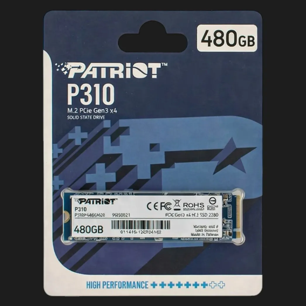 Накопитель SSD Patriot P310 NVMe PCIe 3.0