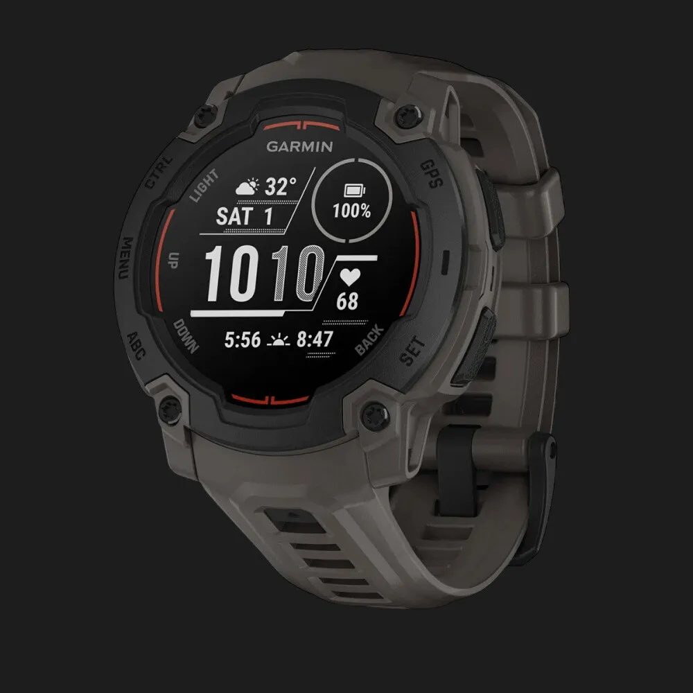 Garmin Instinct E, Black with Charcoal Band
