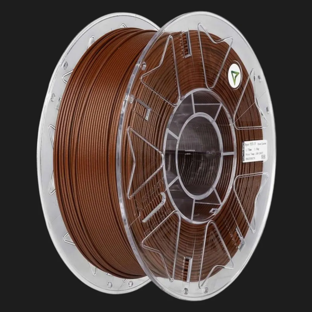 Пластик (Filament) CREALITY Hyper PETG-CF 1кг 1.75мм Коричневый карамельно-кофейный