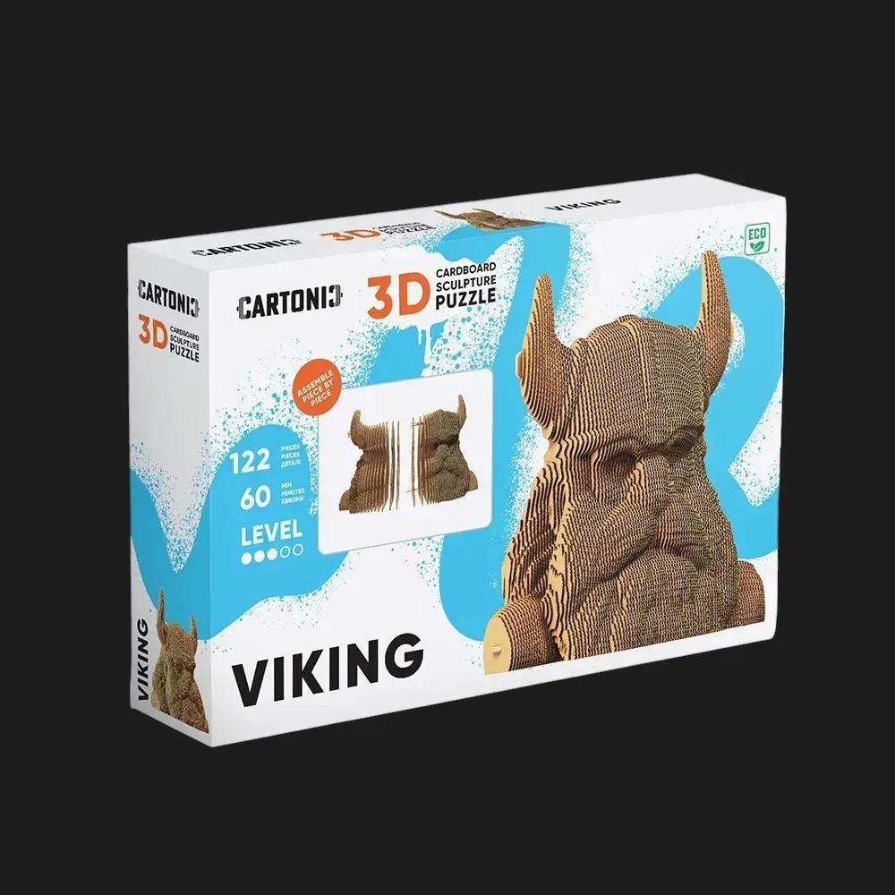 Картонный 3D пазл-конструктор Cartonic Викинг (Viking) (CARTVIK)