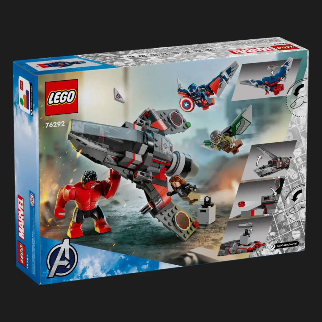 Конструктор LEGO Marvel Капитан Америка против Красного Халка