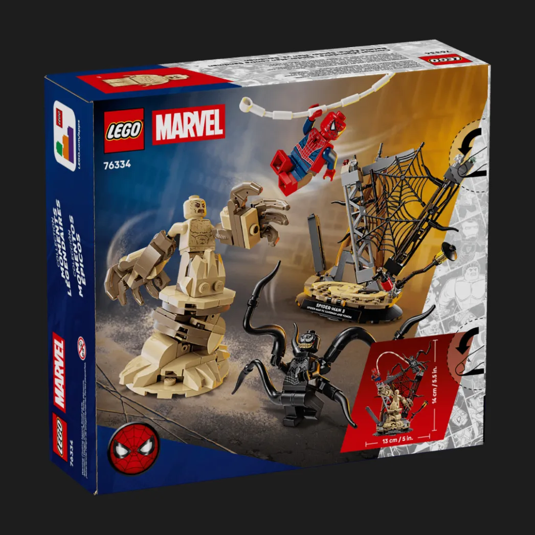 Конструктор LEGO Marvel Легендарная битва: Человек-паук vs. Песчаный человек