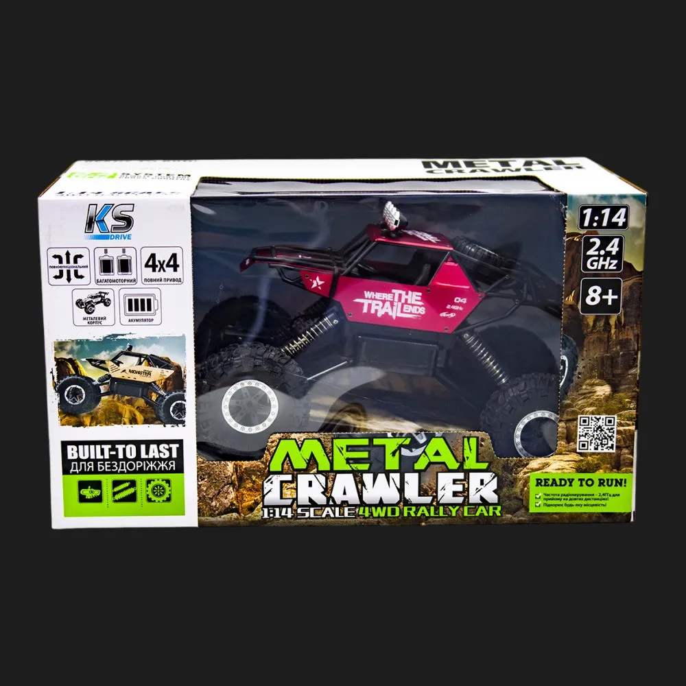 Автомобиль с р/у KS Drive Off-road Crawler — Where the trail ends, 1:14