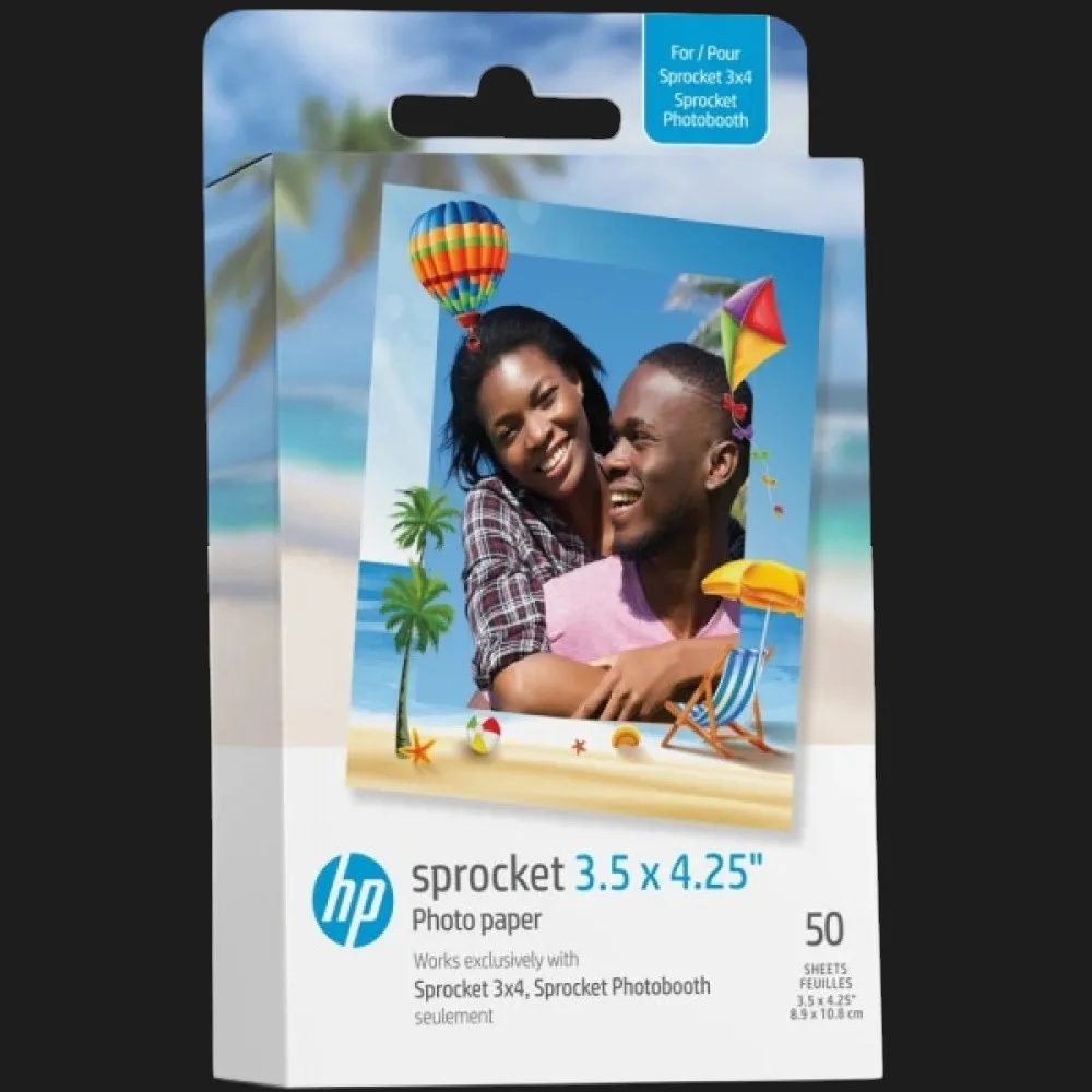 Фотобумага HP Sprocket Zink 3.5x4.25