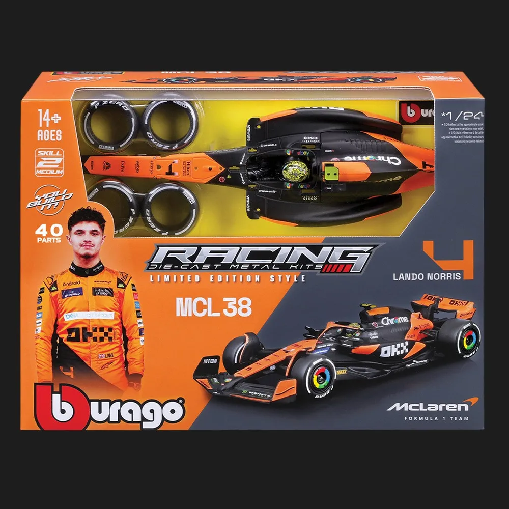 Авто-конструктор Bburago — McLaren MCL38 #4 (1:24)