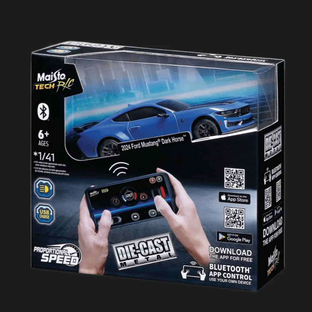 Автомобиль на дистанционном управлении Maisto Tech — Ford Mustang Dark Horse, 1:41 (82651 )