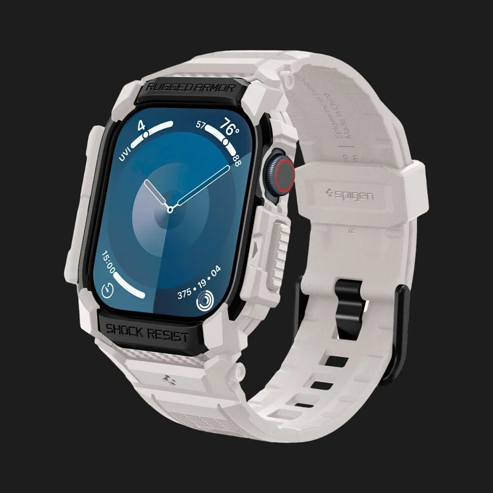 Чехол-ремешок Spigen Rugged Armor Pro для Apple Watch 42mm 2024, Dune Beige