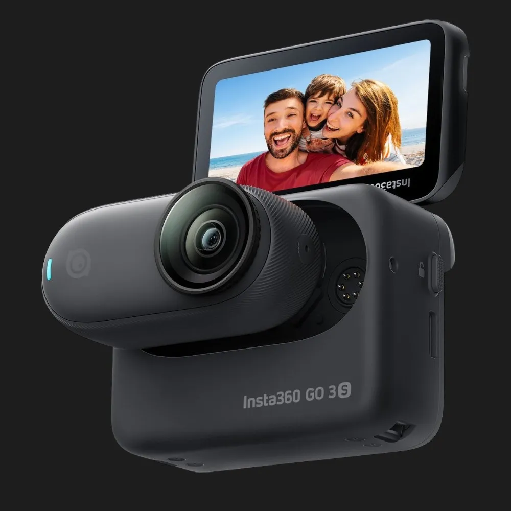 Экшн-камера Insta360 GO 3S 4K Standard Bundle, Midnight Black