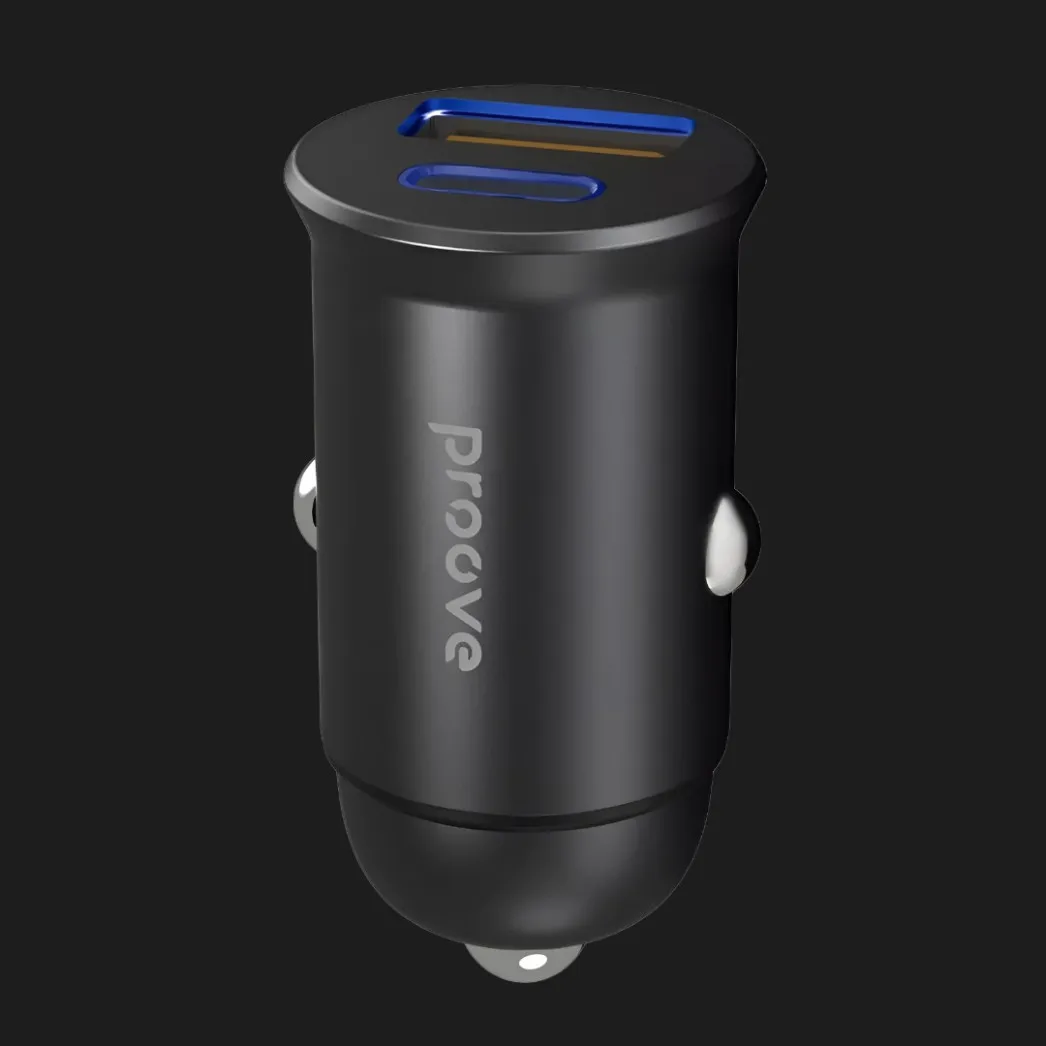 Автомобильное зарядное устройство Proove Double Energy Plus 53W (USB + Type-C)