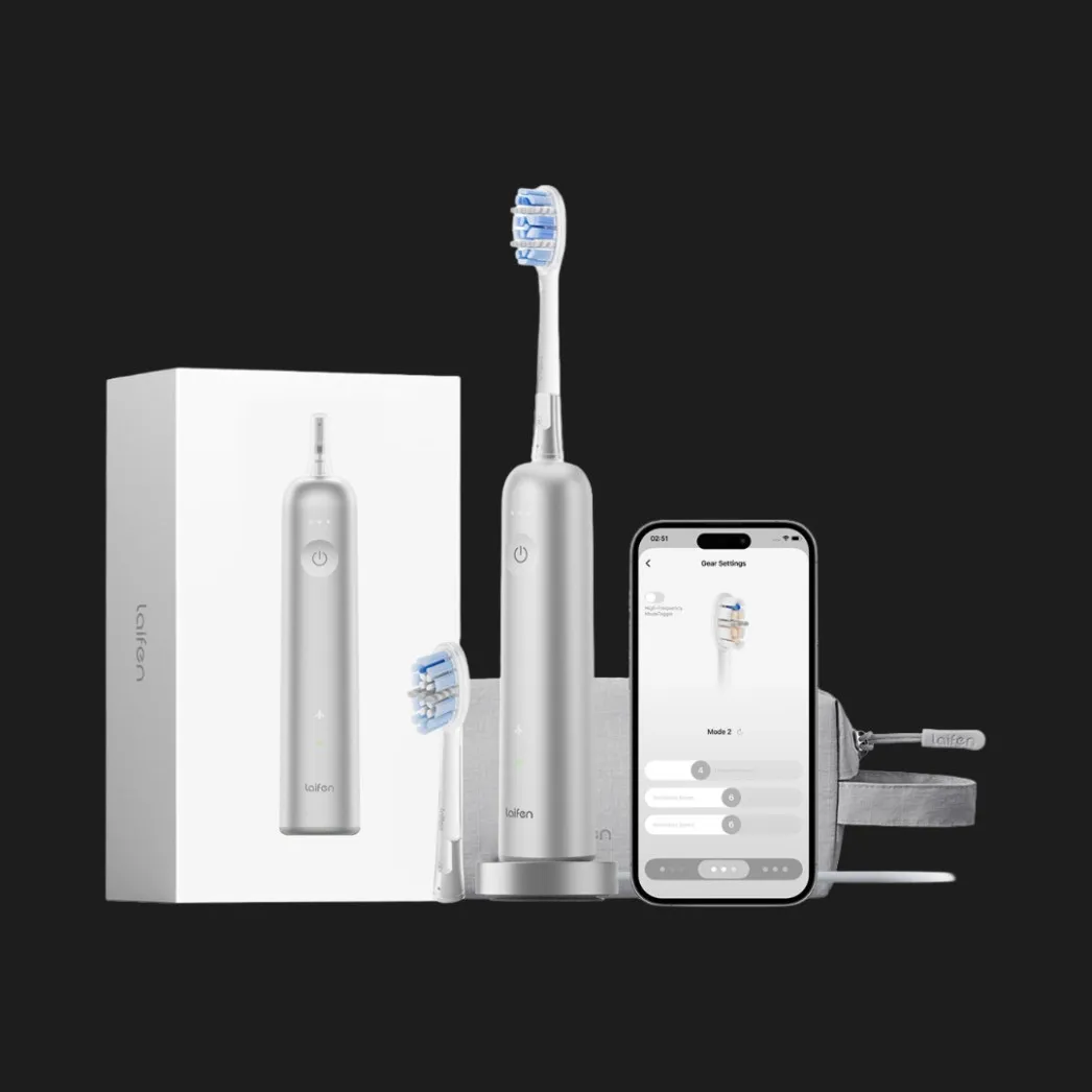 Зубная электрощетка Laifen Wave PRO Aluminum Original (Silver)(1TB92-A-XX-SI-002)