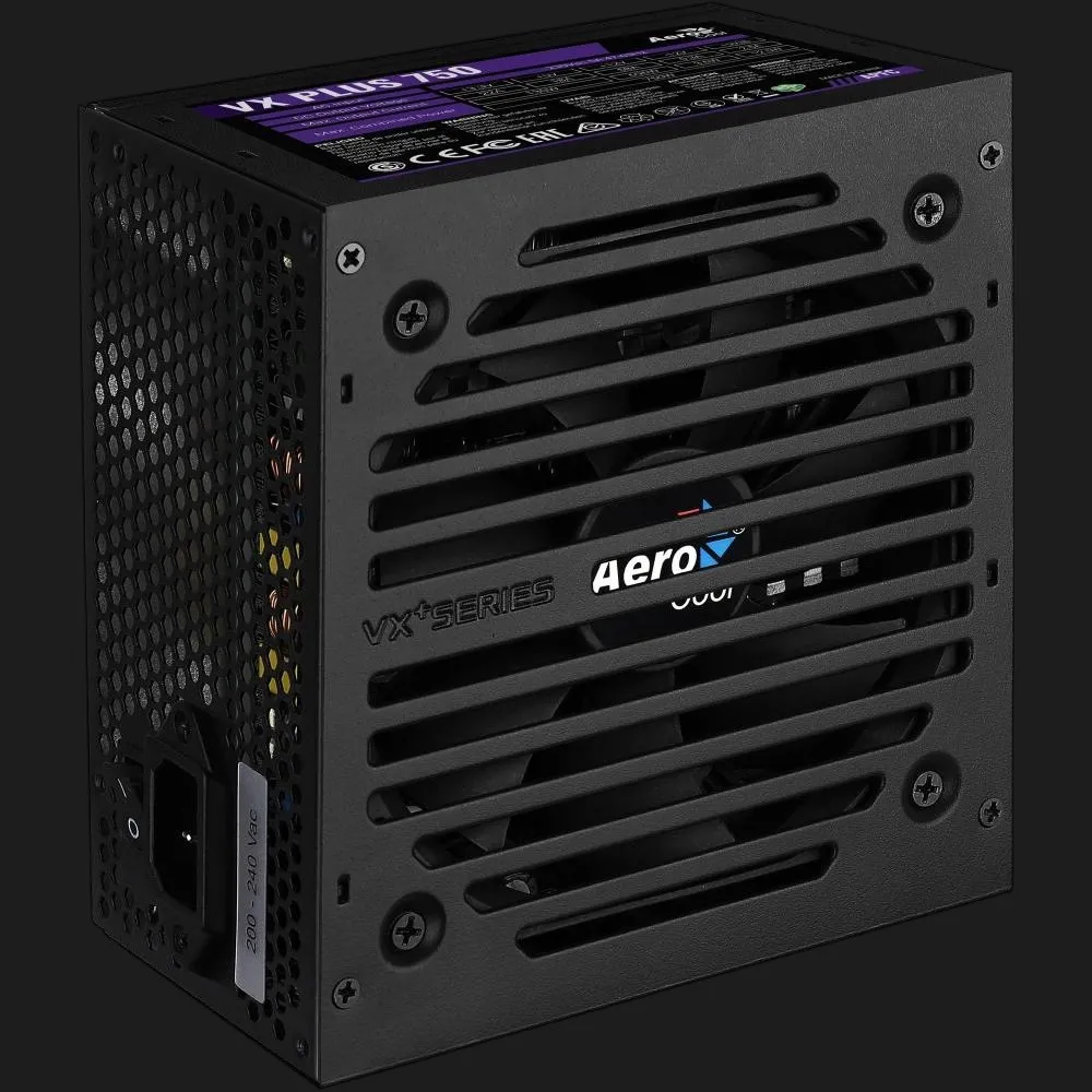 Блок питания AeroCool VX Plus Stealth 750W