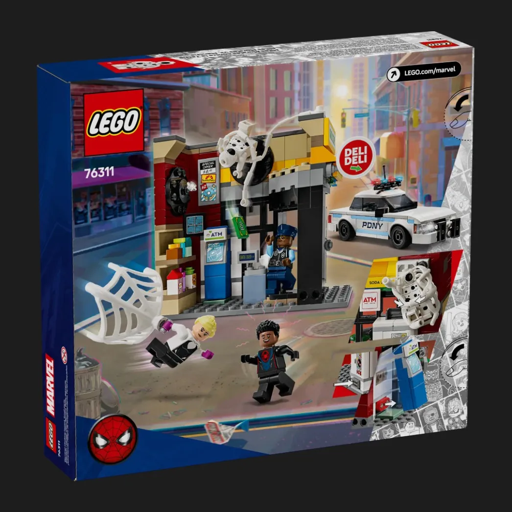 Конструктор LEGO Marvel Вселенная-паук: Майлз Моралес против Пятна