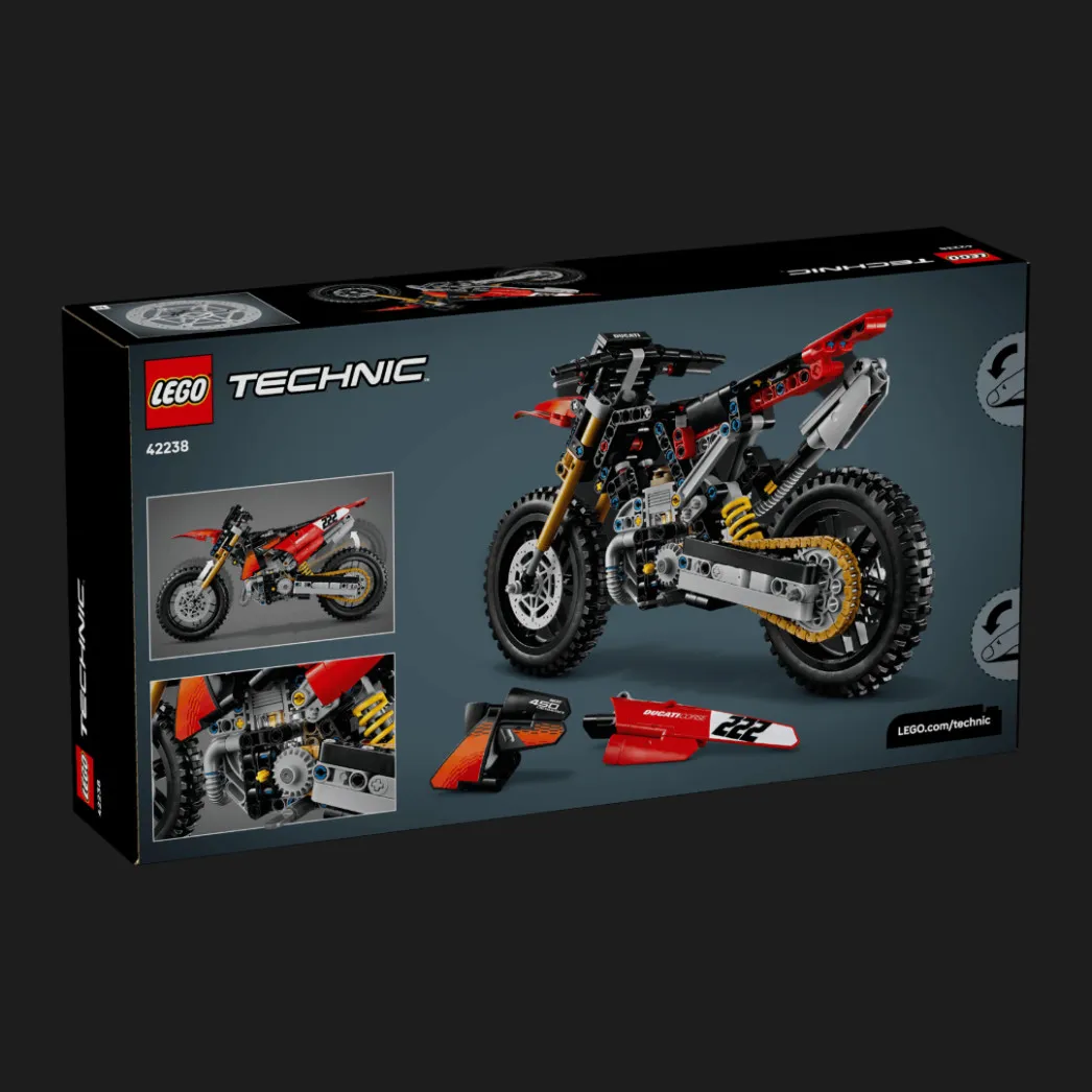 Конструктор LEGO Technic Мотоцикл Ducati Desmo450 MX Factory