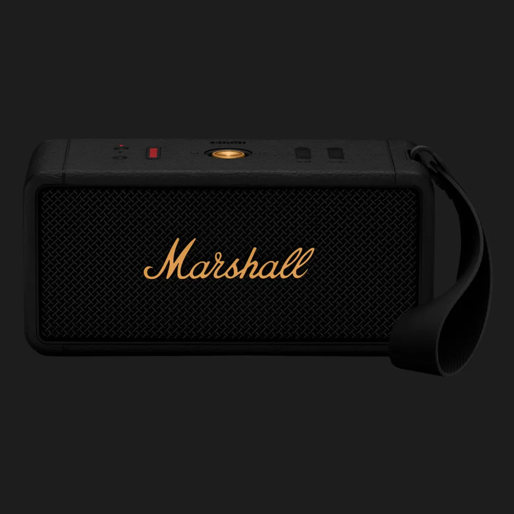 Акустика Marshall Portable Speaker Middleton, Black and Brass