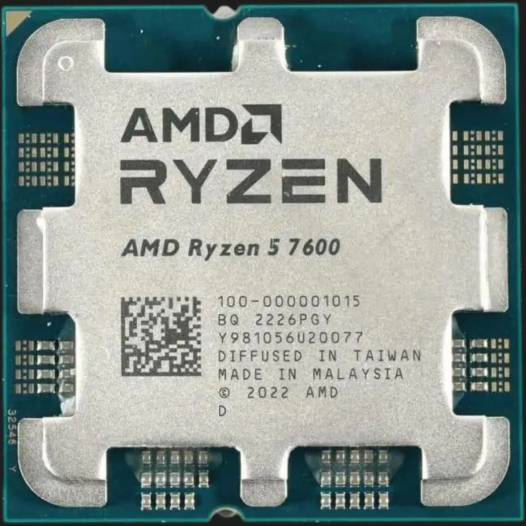 Процессор AMD Ryzen 5 7600 sAM5 Tray
