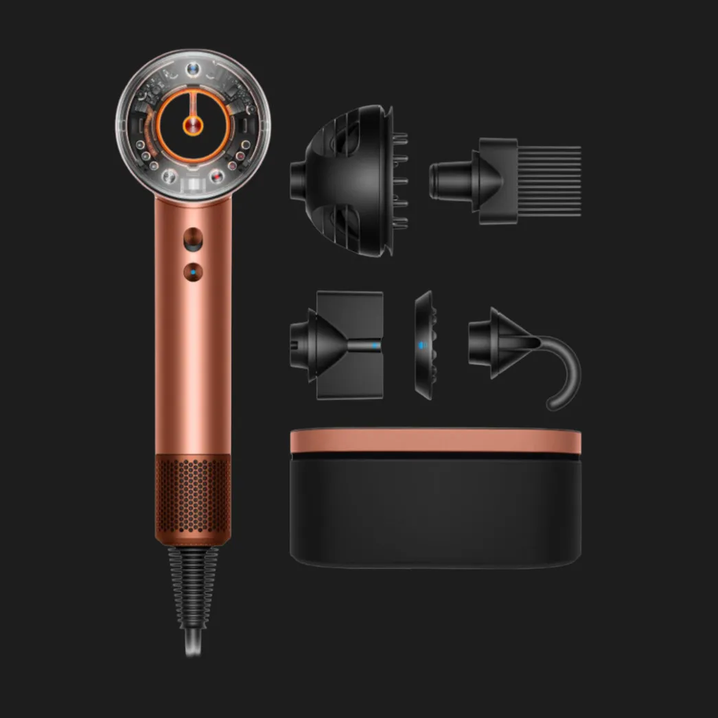 Фен для волос Dyson Supersonic Nural Hair Dryer (Amber Silk)