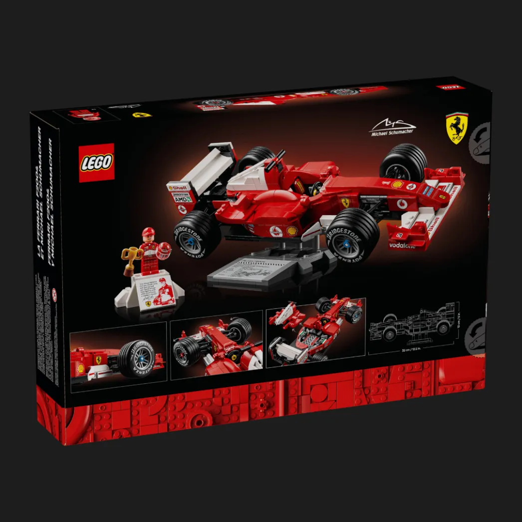 Конструктор LEGO Icons Ferrari F2004 and Michael Schumacher