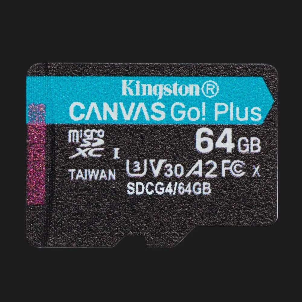 Карта памяти Kingston Canvas Go Plus (SDCG4/64GBSP)