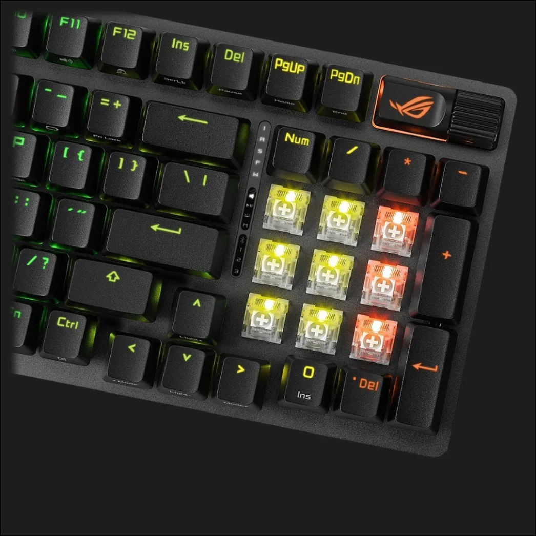 Клавиатура игровая ASUS ROG Strix Scope II 96 Wireless NX Snow EN PBT