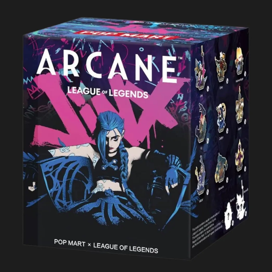 Коллекционная фигурка-сюрприз Pop Mart League of Legends (Arcane)