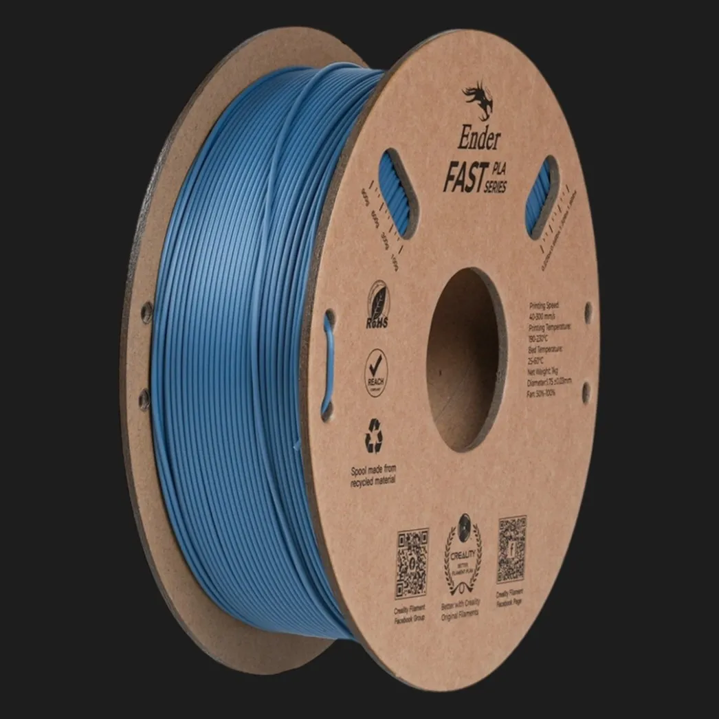 Пластик (Filament) CREALITY Ender Fast PLA 1кг 1.75мм Серый