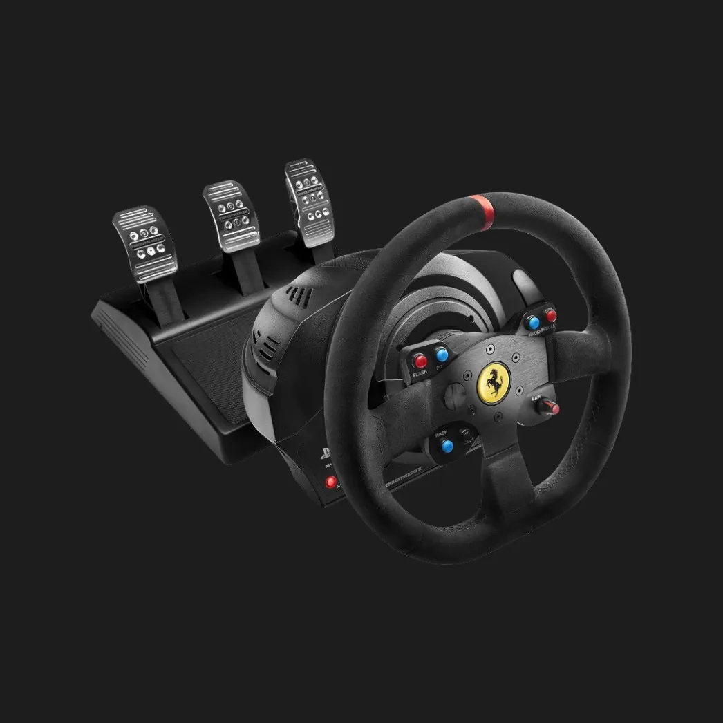 Комплект (руль, педали) Thrustmaster T300 Ferrari Integral RW Alcantara edition PS5/PC/PS4