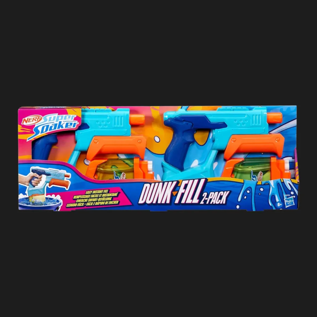 Набор водных бластеров Nerf Super Soaker Данк Фил, 2 шт