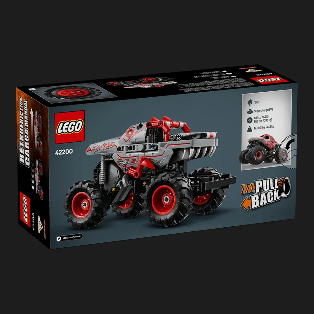 Конструктор LEGO Technic Monster Jam ThunderROARus с инерционным двигателем