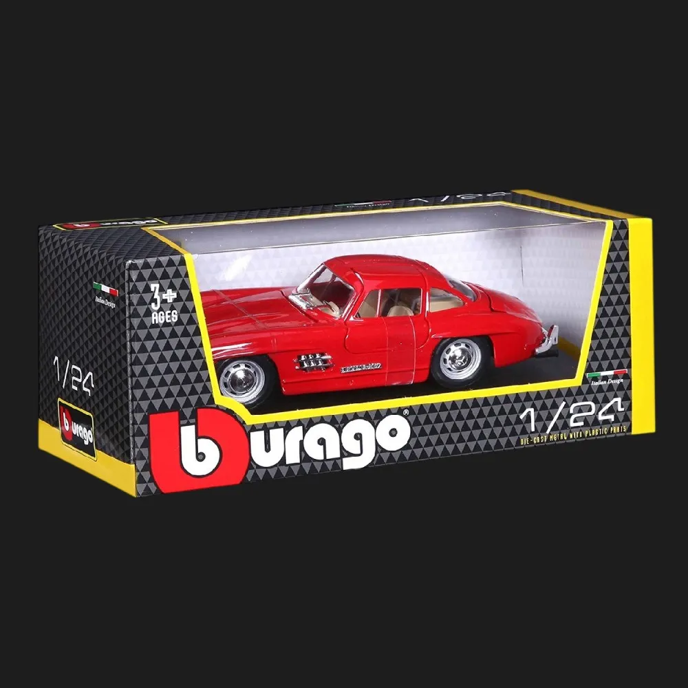 Автомодель Bburago — Mercedes-Benz 300 Sl в ассортименте, 1:24